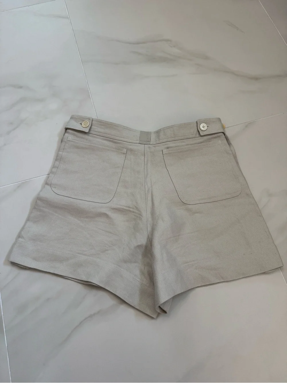 Read note - Loro Piana Midnight Blue High Waist Shorts 42